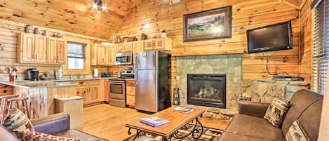 Sevierville Vacation Rental | 2BR | 2BA | 1,450 Sq Ft | Some Stairs Required