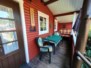 Terrasse Blockhaus Onkel Thom´s Hütte