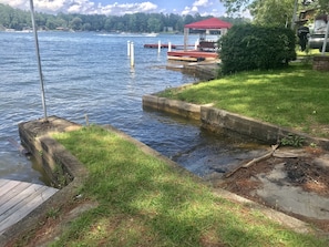 Small boat ramp on the property! Bring your kayaks and canoes!