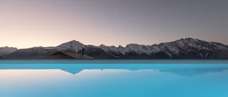 The pool with a view.