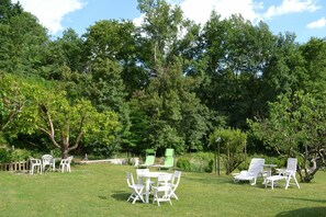 Arbre, Jardin, Propriété, Pelouse, Arrière-Cour, Herbe, Cour, Suppression Des Plantes Ligneuses, Plante, Maison