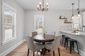 Informal dining space just off the kitchen. Open Concept Layout.