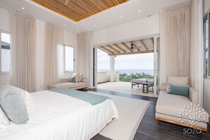 Master Bedroom Terrace Ocean View King Bed #8 - Enjoy serene ocean views from the comfort of your comfy king size bed.