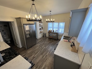 Large fully stocked kitchen
