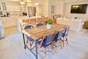 1st Floor - Open Living Space with Kitchen, Dining Area and Living Room