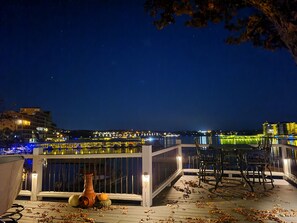 Fall nights out on the deck are so peaceful.