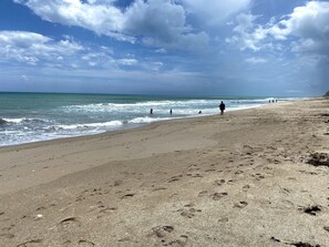 Beach access less than 1 mile away