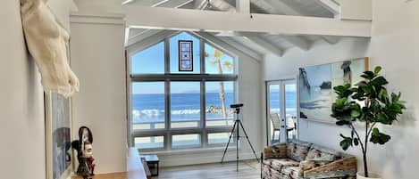 Stunning view of the beach and ocean from the 3rd floor master bedroom