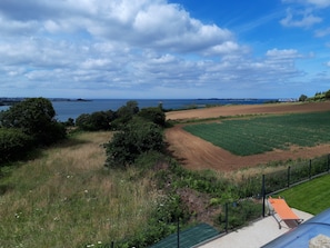 Blick von der Unterkunft