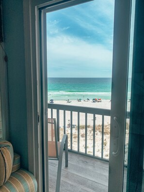 View of the gulf from living room 