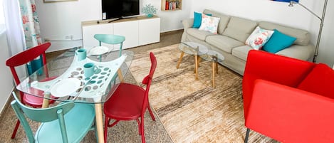 Bright and light-filled living room