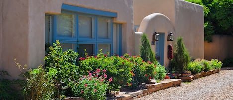 Entrance into main house and private courtyard