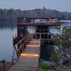 Lighted dock