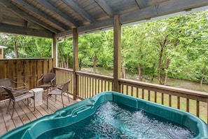 Bain à remous extérieur