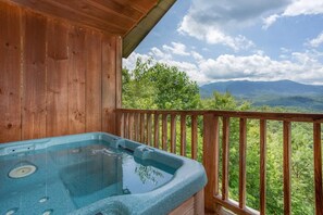 Hot Tub With A Huge View!