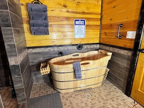 Can you see yourself soaking away your troubles here?