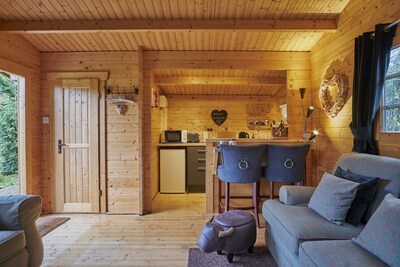 Homely 1-bed Log Cabin With Wood Burning Fire