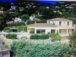 Villa ROC FLEURI vue des 3 niveaux