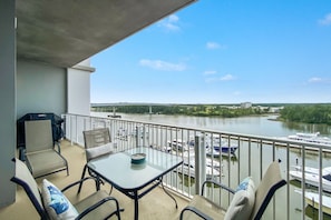 Intercostal Canal views from the large private balcony!