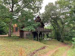 Rustic Hideaway in the summer.