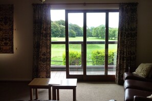 View from the lounge. Plans exist for changes in the distance.