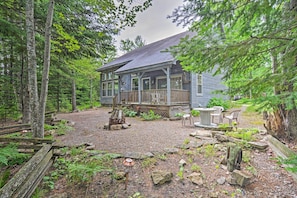 Private Exterior Space | Fire Pit | Covered Front Porch