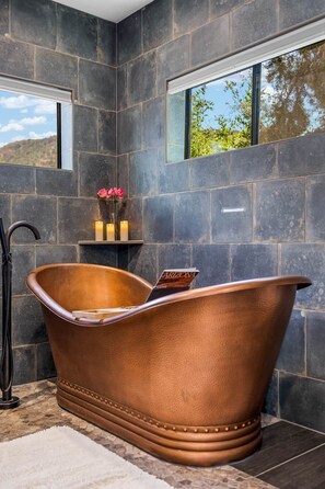 Hammered Copper Tubs (2)