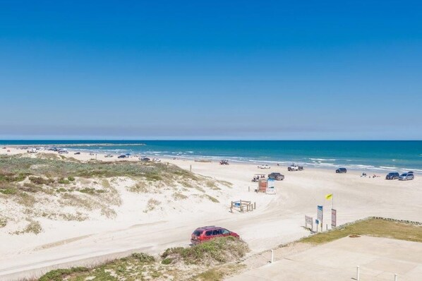 Dune and beach view from two of your three balconies