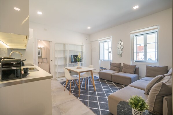 Living room with Kitchenette