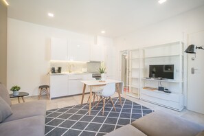 Living room with Kitchenette