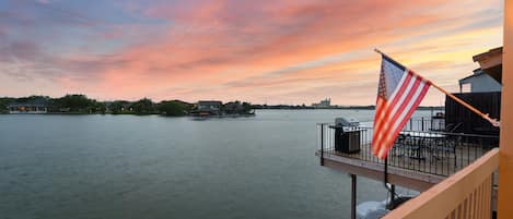 sunset from your private patio