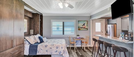 Studio unit this is not a 1 bedroom unit. Studio unit