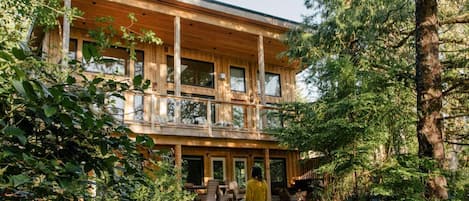 View of the house from the boardwalk