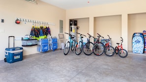 Exceptionally well stocked garage