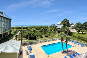 View of Gulf Front Pool & Beach