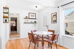 Enjoy our stylish dining area for a quick bite prior to heading to some shopping. The Gulch is a great area for shopping only 1.9 Miles away!