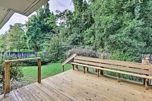 Private Exterior Space | Fenced-In Backyard | Dining Area