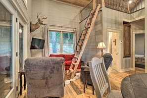 Main Living Space | Flat-Screen Smart TV | Loft Access