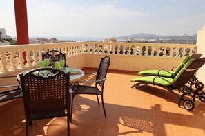 Outdoor dining area