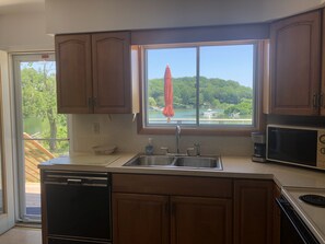 kitchen with a view
