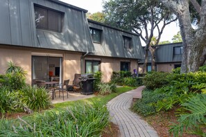 Back Patio with Propane Grill