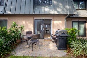 Back Patio with Propane Grill