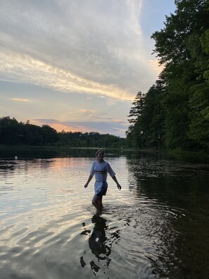 Clean spring fed Tom Pond! 