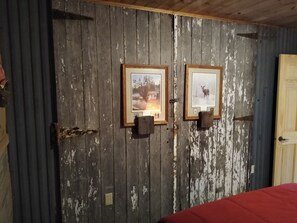 One of the bedroom walls.