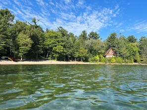 View from a kayak.
