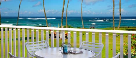 Kiahuna Plantation #20 - Ocean View Dining Lanai - Parrish Kauai