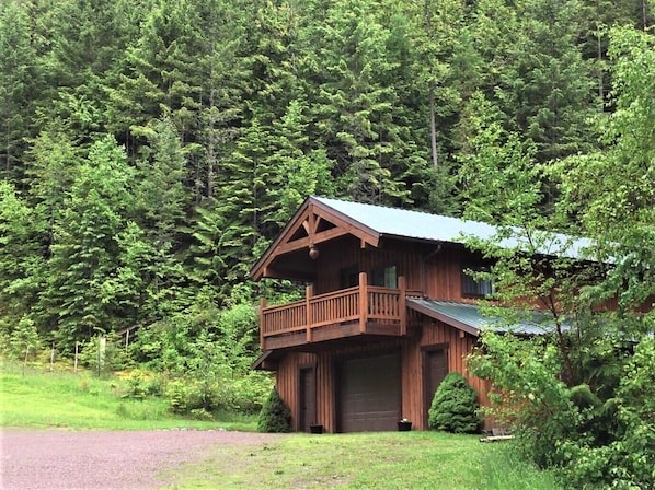Entire house located in a secluded area in the Mission Mountains.