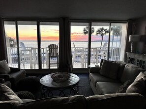 Beautiful sunset views with west facing unit