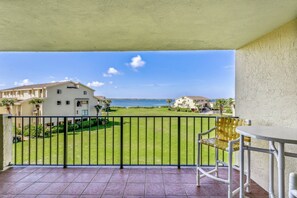 Private balcony just off the living room