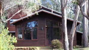 Front View of Lodge